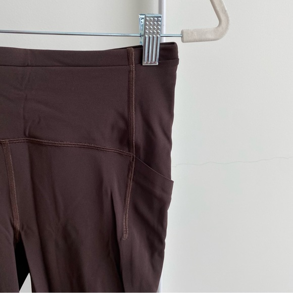 Lululemon swift speed high rise crop 21” espresso size 6 - Picture 6 of 7